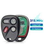 1996-2005 GM / 4-Button Keyless Entry Remote / KOBUT1BT / (AFTERMARKET)